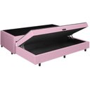 Ver imagem 4 de Base Box Solteiro c/ Baú na Cama Auxiliar Gaby 88x188 Rosa