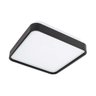 Lustre Plafon Led Metal Black 24w 40x40 Céu Estrelado Branco Quente 3000k Bivolt - 4