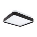 Ver imagem 3 de Lustre Plafon Led Metal Black 24w 40x40 Céu Estrelado Branco Quente 3000k Bivolt