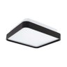 Lustre Plafon Led Metal Black 24w 40x40 Céu Estrelado Branco Quente 3000k Bivolt - 3