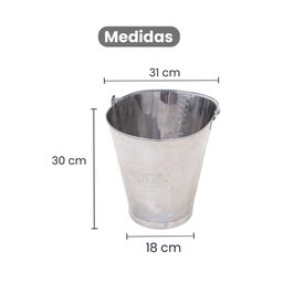 Balde Ordenha Tirar Leite 10 Litros Aço Inox Graduado Durável - Gudim - 6