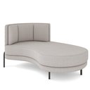 Ver imagem 1 de Sofá Chaise Longue Sala de Estar Living Lucca Direito D02 Bouclê Bege B-62 - Lyam Decor