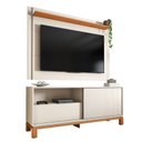 Ver mais imagens de Rack com Painel Ripado para TV até 55 Polegadas 150CMX108CM Mondrian Off White Freijó