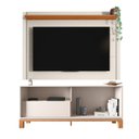 Ver imagem 6 de Rack com Painel Ripado para TV até 55 Polegadas 150CMX108CM Mondrian Off White Freijó