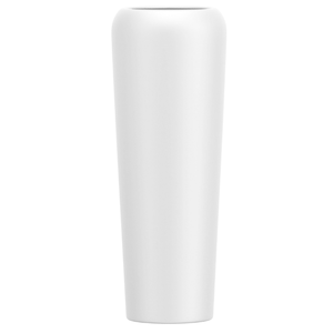 Vaso Decorativo Fibra de Vidro Florida M 80cm Branco Fosco