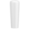 Vaso Decorativo Fibra de Vidro Florida M 80cm Branco Fosco - 1