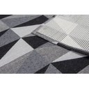 Ver imagem 4 de Tapete Passadeira Antiderrapante 1,35M x 50CM Ladrilhos Preto P/ Quarto Sala ou Cozinha