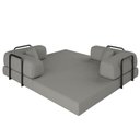 Ver mais imagens de Sofá Cama Colchão Casal Compactair Confortável Sala Balaqui Cor:cinza Claro