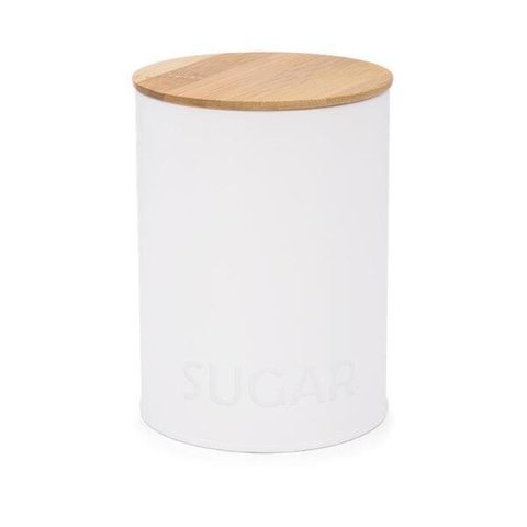 Pote Redondo Para Açúcar Canister Branco 11,3X15,3Cm Brinox