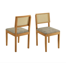 Mesa Simpatia 1,08 4 Cadeiras Jade Linho Jcm Cinamomo - 4