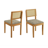 Mesa Simpatia 1,08 4 Cadeiras Jade Linho Jcm Cinamomo - 4