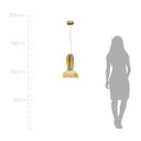 Ver imagem 6 de Pendente Amana Ouro Fosco e Ambar ZR110 LED 9W 3000k Starlux ST2587