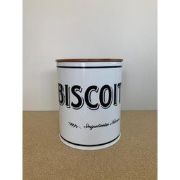 Pote Lata Redondo Porta Biscoitos Bolacha Metal Tampa 2,3L - 2