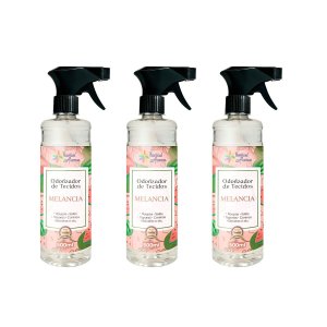 Kit 3 Aromatizador de Tecidos Tropical Aromas Cor: Melancia
