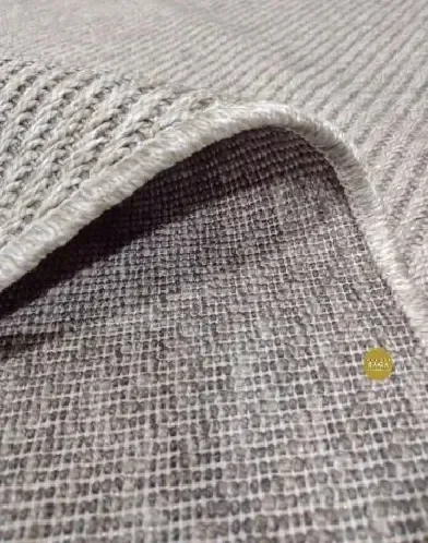 Ver imagem 4 de Tapete Passadeira Sisal Sintetico Egípcio Bege e Cinza (1625p):75x300