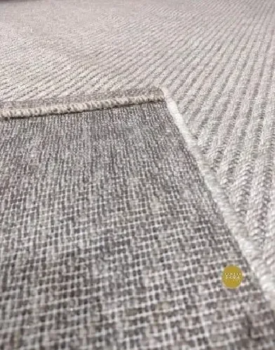 Ver imagem 3 de Tapete Passadeira Sisal Sintetico Egípcio Bege e Cinza (1625p):75x300