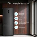 Ver mais imagens de Geladeira Midea Inverse Frost Free Inverter 435L com Função Turbo MDRB593FGADX3 Black Inox Bivolt