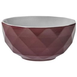 Tigela De Porcelana Hauskraft Relevo Vinho 540Ml - 1 Tigela De Porcelana Hauskraft Relevo Vinho 540Ml - 1