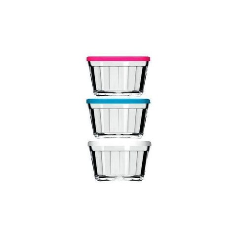 Tigela Americano Com Tampa 350Ml - Caixa Com 12 Unidades