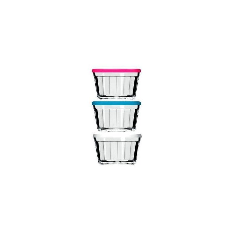 Tigela Americano Com Tampa 350Ml - Caixa Com 12 Unidades