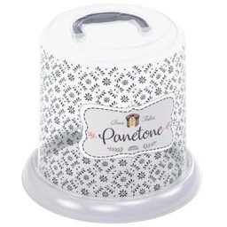 Pote Porta Panetone Com Rosca E Alça Plasutil Retro - 1