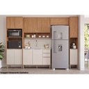 Ver imagem 4 de Gabinete Cozinha Modulado Áurea C/ 3 Portas e 2 Gavetas S/tampo 120cm Cinamomo/platina - Mgm