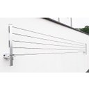 Ver mais imagens de Varal Roupa Alumínio Articulado Retratil Parede 5 Cordas