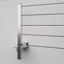 Ver imagem 3 de Varal Roupa Alumínio Articulado Retratil Parede 5 Cordas