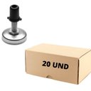 Ver imagem 3 de Sapata Regulável Com Bucha 1/4 X 20,5 X 26,5 (Curta) (Kit Com 20 Un)
