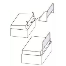 Grade de Proteção para Cama Box Master - 120 x 54cm - 3 Grade de Proteção para Cama Box Master - 120 x 54cm - 3