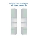 Ver imagem 5 de Guarda-Roupa Infantil Modulado 6 Peças Infinity Verde/Branco Line/Pistache