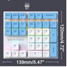 Teclado Numérico Mecânico com Fio Apayado de 33 Teclas K33 - 4