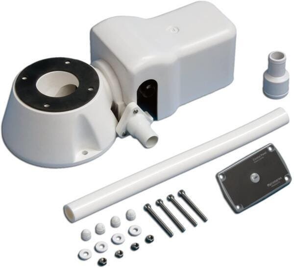 Kit Conversor De Vaso Sanitário Manual Elétrico 12V Barcos - 1