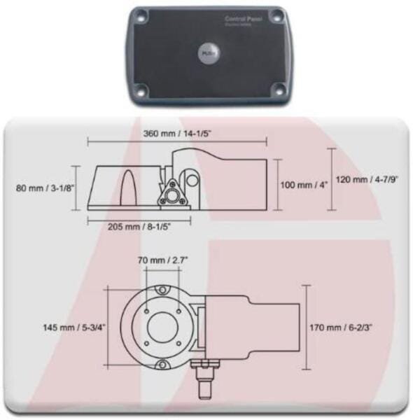 Kit Conversor De Vaso Sanitário Manual Elétrico 12V Barcos - 7