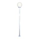 Ver imagem 1 de Poste e Luminária Colonial Glob de Branco 150cm