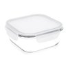Pote Quadrado Hermético Em Vidro 1,1L Lock&Stock Brinox - 1