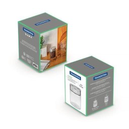 Pote De Vidro Tramontina Purezza Com Tampa De Aço Inox 10 Cm 0,7 L - 5