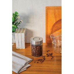 Pote De Vidro Tramontina Purezza Com Tampa De Aço Inox 10 Cm 0,7 L - 7