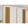 Guarda Roupa Casal 6 Portas (2 Ripadas) e 6 Gavetas Eliza Cinamomo/off White - Acp - 8