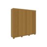 Guarda Roupa Casal 6 Portas (2 Ripadas) e 6 Gavetas Eliza Cinamomo/off White - Acp - 5