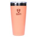 Ver imagem 2 de Copo Térmico Cerveja Chopp Inox com Tampa Quati 473ml Coral