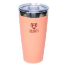 Ver imagem 3 de Copo Térmico Cerveja Chopp Inox com Tampa Quati 473ml Coral