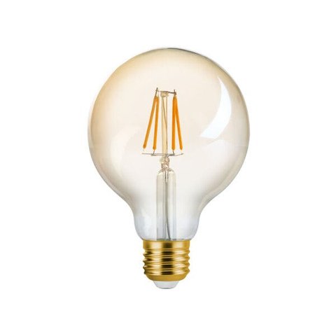 Lâmpada G95 Filamento 4w 300lm 2200k E27 85-240v Vintage Âmbar - Save Energy