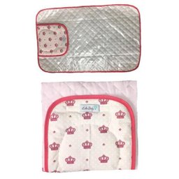 Trocador De Bebê Dobrável Para Carregar Na Bolsa Princesa - 2