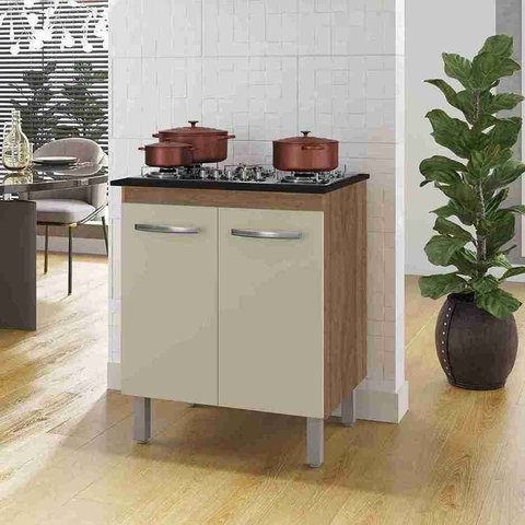 Balcão para Cooktop Jade 5 Bocas - Savana/off-white