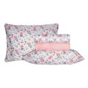 Ver imagem 1 de Jogo de Cama Duplo Casal 4 Peças 140 Fios 250x220cm Clarice Realce Premium - Sultan