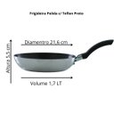Ver imagem 2 de Frigideira Extra Polida C/ Teflon N22 1,7l