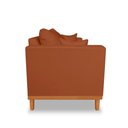 Ver imagem 4 de Sofá Vintage Viena 3 Lugares Suede Terracota - Madeira Prima Deccor
