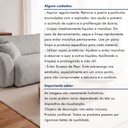 Ver imagem 4 de Sofá Retrátil 3 Lugares Bouclé Cinza 230cm Cancún