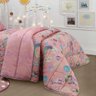 Kit Cobre Leito Colcha Solteiro Dupla Face 245x160cm Lollipop Happy Day Sultan - 3